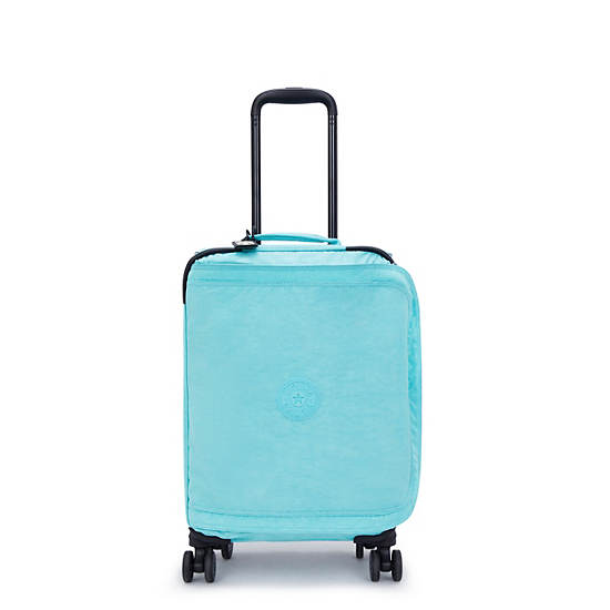 Kipling Spontaneous Small Rolling Luggage Light Turquoise | MRSCP6415