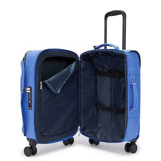 Kipling Spontaneous Small Rolling Luggage Blue | DGNPM1597