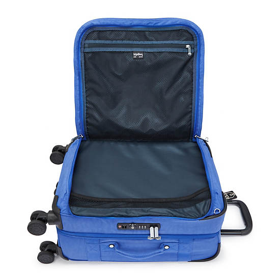 Kipling Spontaneous Small Rolling Luggage Blue | DGNPM1597