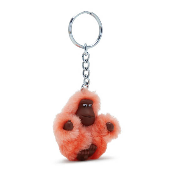 Kipling Sven Extra Small Monkey Keychains Coral | VANBO8054