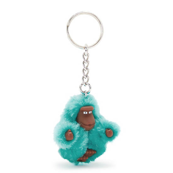 Kipling Sven Extra Small Monkey Keychains Peacock / Turquoise | GKSPW2597