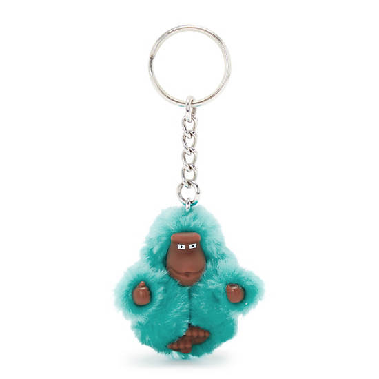 Kipling Sven Extra Small Monkey Keychains Peacock / Turquoise | GKSPW2597