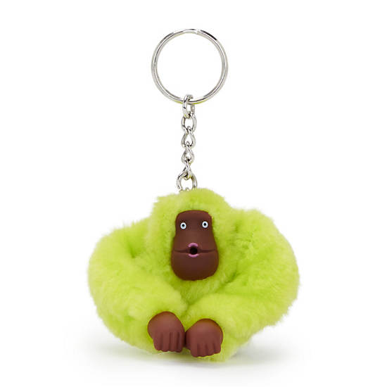 Kipling Sven Small Monkey Keychains Light Green | ISLYG6435