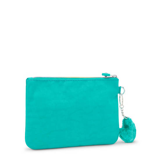 Kipling Viv Pouches Peacock / Turquoise | BMJFA6074