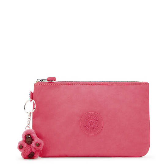 Kipling Viv Pouches Pink | OQASF7023