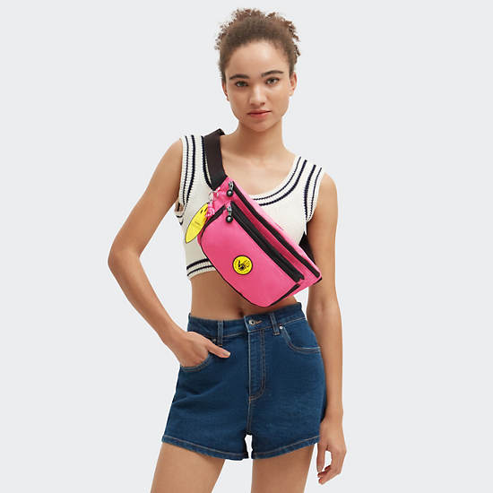 Kipling Yasemina Extra Large Body Glove Waistpack Pink | XGMYZ1980