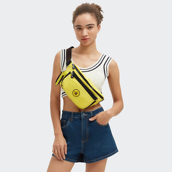 Kipling Yasemina Extra Large Body Glove Waistpack Yellow | HWGAX2306