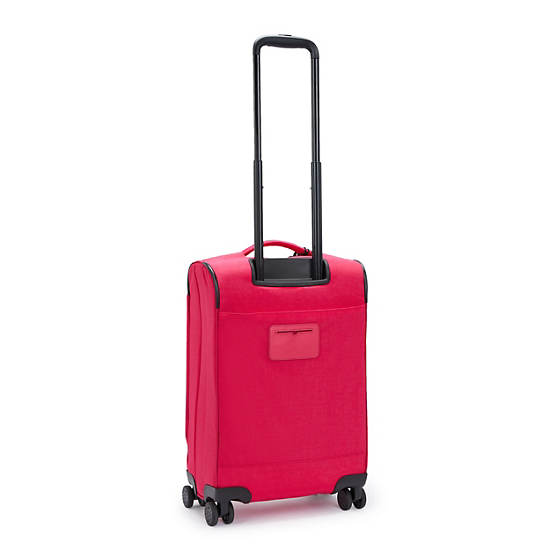 Kipling Youri Spin Small 4 Wheeled Rolling Luggage Pink | MDTFQ7146