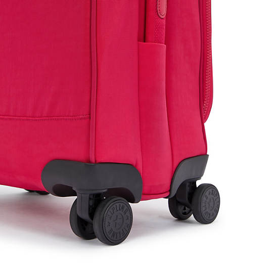 Kipling Youri Spin Small 4 Wheeled Rolling Luggage Pink | MDTFQ7146